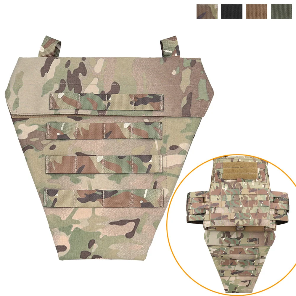 Bolsa táctica de protección de ingle, plataforma inferior del Abdomen, bolsa de LAP Compatible con MOLLE para chaleco AVS CPC, accesorios portadores de placa - imagen 2