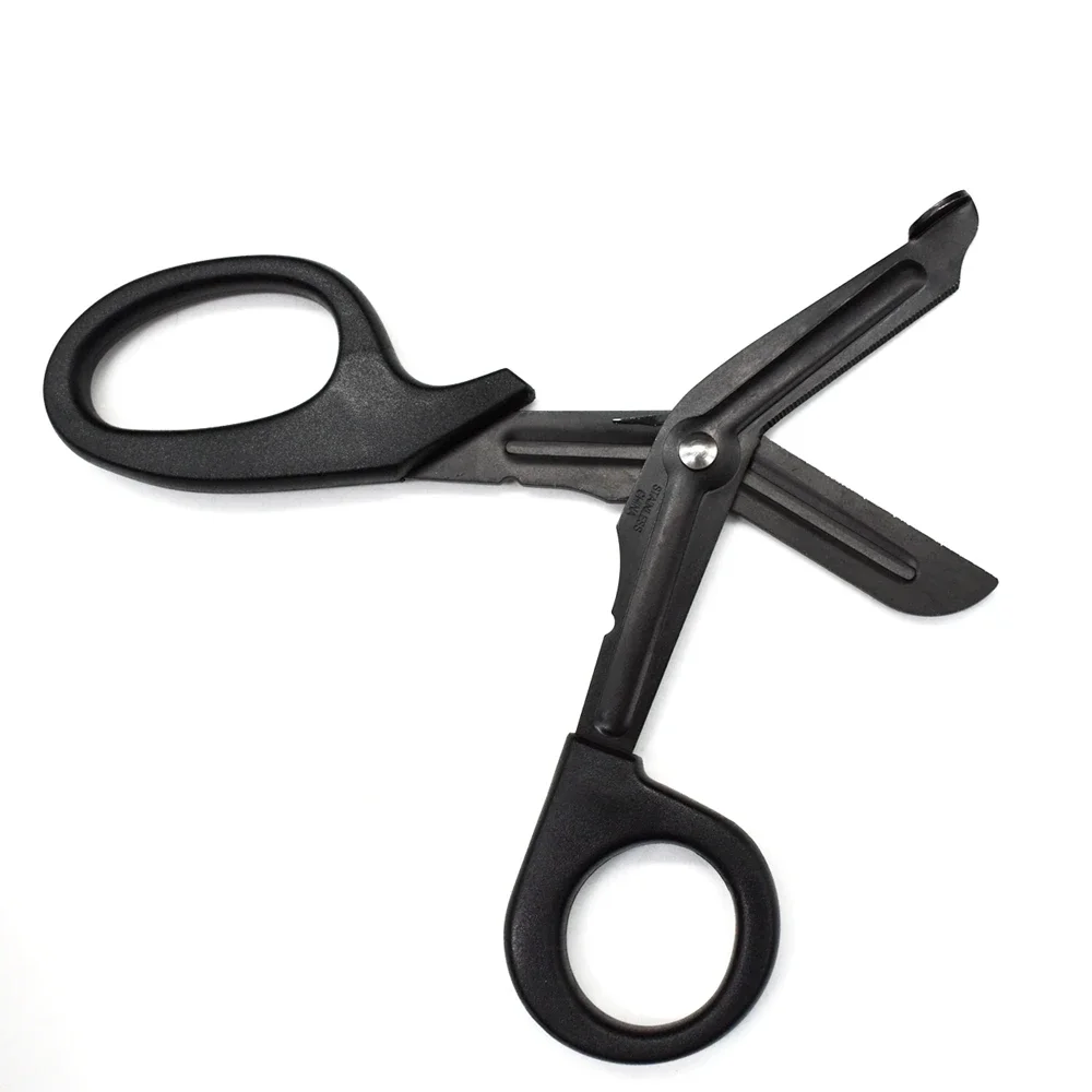 1/2 Uds. Nuevas tijeras de vida de dientes finos EMT para tijeras de rescate médico de emergencia fáciles de llevar al aire libre - imagen 5