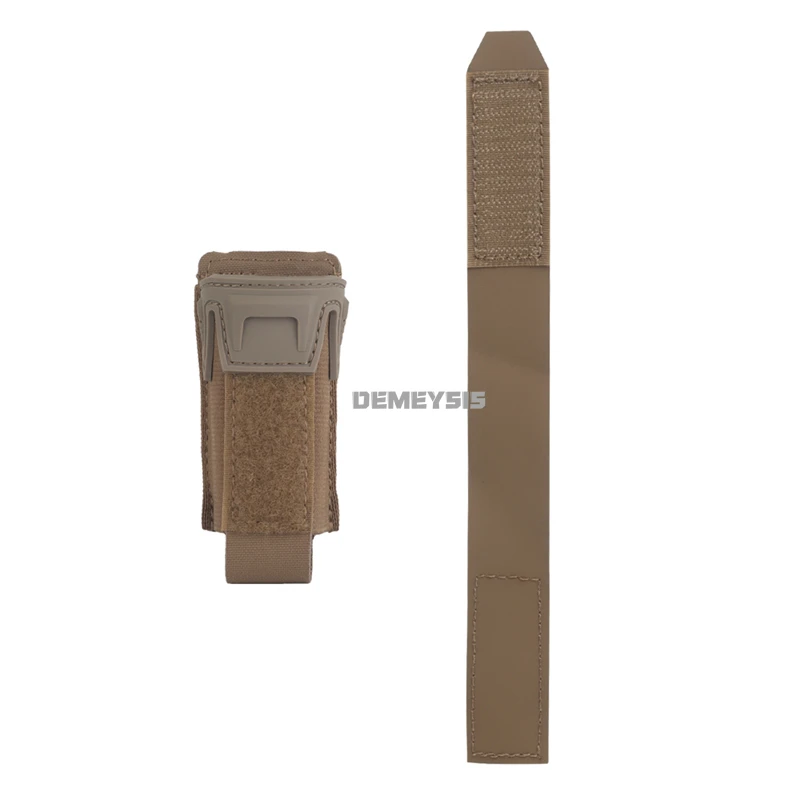 Bolsas tácticas para revistas de 9MM, bolsa Molle Mag de liberación rápida para caza Airsoft con cubierta protectora, portador individual para tiro - imagen 2