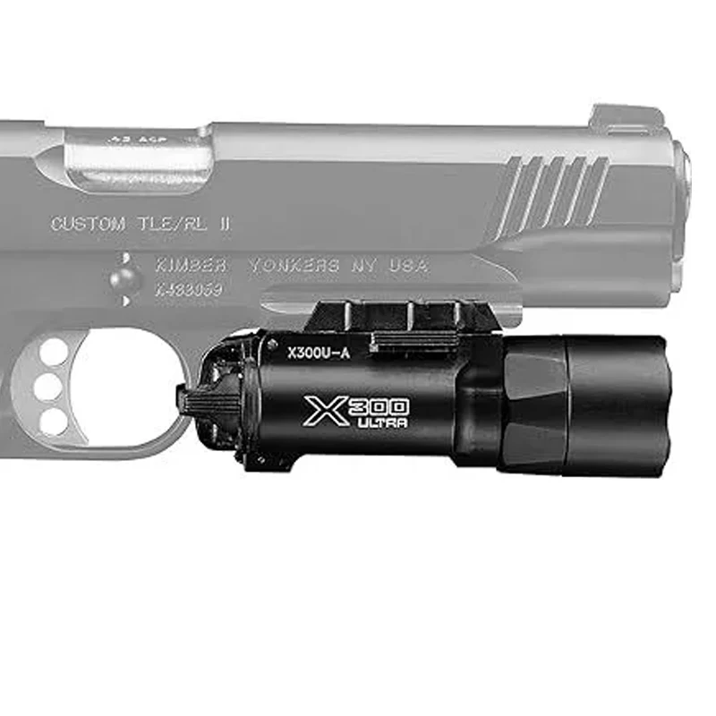 Linterna LED ultra alta X300U-A, luz táctica 300, apta para accesorios Picatinny, 1000 lúmenes, apta para riel de 20 mm - imagen 2
