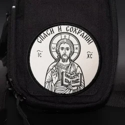 Parche con estampado de Jesús, insignia de moral táctica, gancho y bucle, mochila militar, ropa, accesorios decorativos, pegatina, brazalete