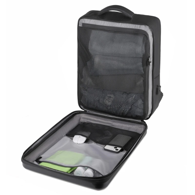 Mochila viaje para ordenador portátil con capa protectora acolchada y cómoda funda para carrito para viajar fácilmente - imagen 4