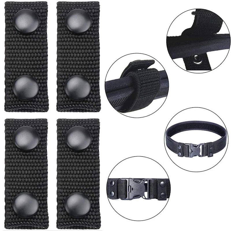 Cinturón táctico multifuncional, 4 piezas, doble hebilla de nailon, portátil, equipo táctico, accesorio para deportes al aire libre, hebilla fija - imagen 4