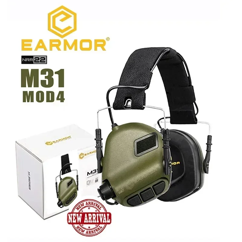 [Entrega en almacén EARMOR] - EARMOR M31 MOD4 Orejeras con cancelación de ruido Auriculares antiruido para disparar - Verde follaje - imagen 2