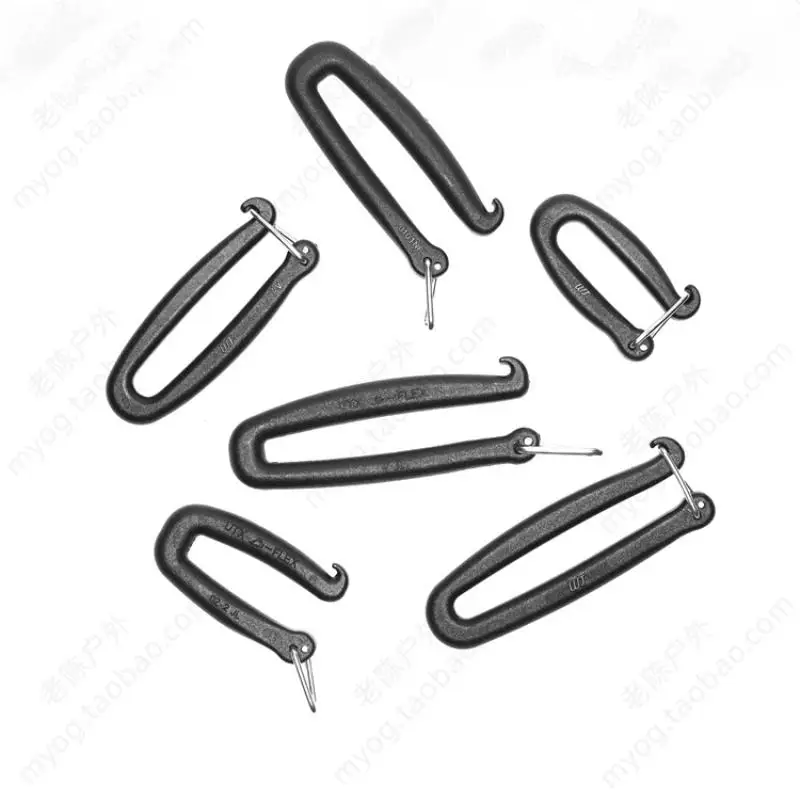 Gancho abierto táctico, hebilla de conexión desmontable rápida, hebilla de palabra de boca de repuesto, accesorios DIY - imagen 2