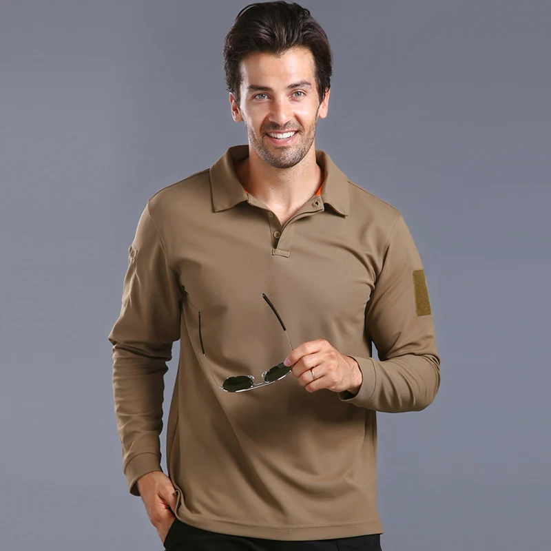 Camisetas de manga larga para hombre, ropa informal transpirable, secado rápido, para correr, primavera y otoño, novedad - imagen 2