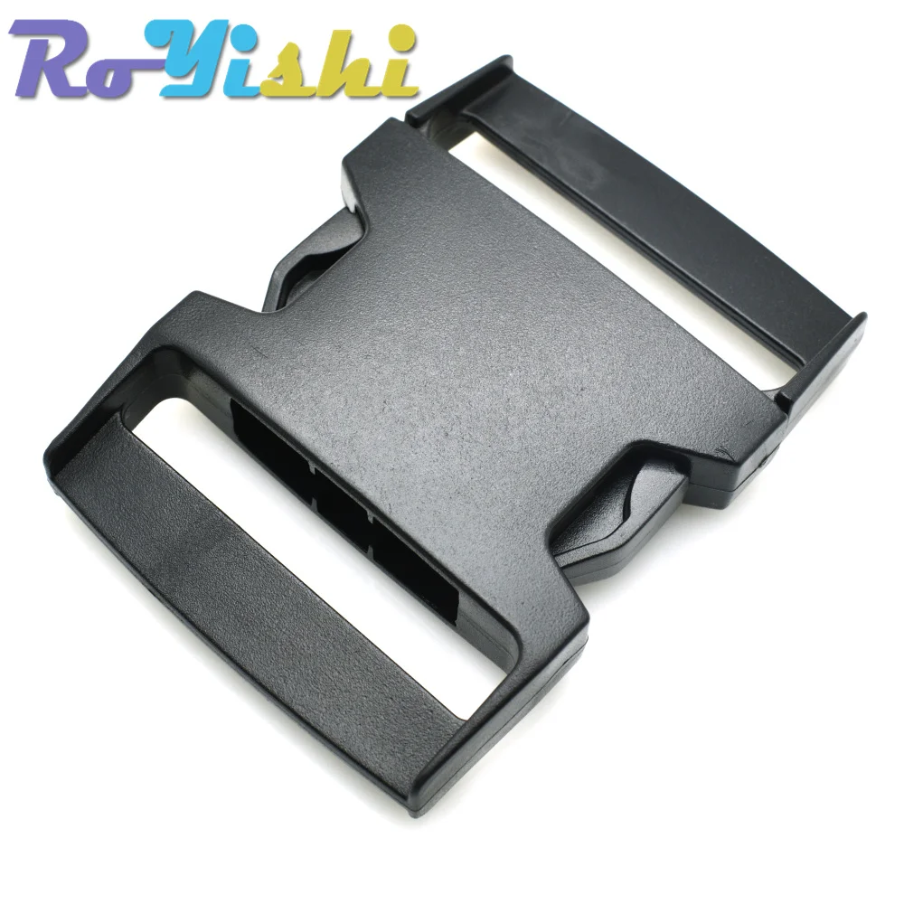 Hebillas de Liberación lateral planas de plástico, correas ajustables para bolsa de deporte al aire libre, hebilla de bolsa de viaje, tamaño de 60mm, 1 piezas - imagen 3