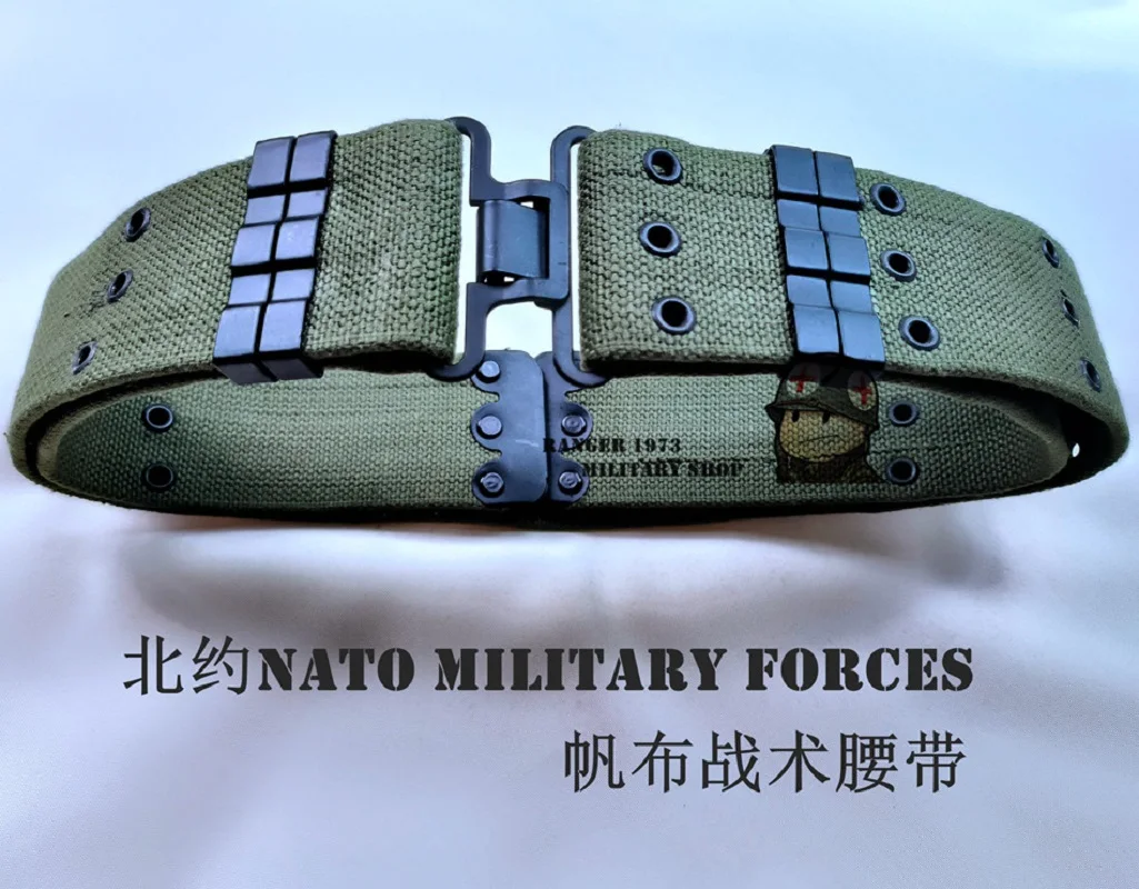 Cinturón táctico de lona M1942 para entrenamiento al aire libre - imagen 2