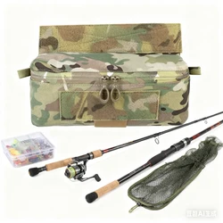 RD TACTICAL Bolsa de pesca táctica tipo cartera para accesorios