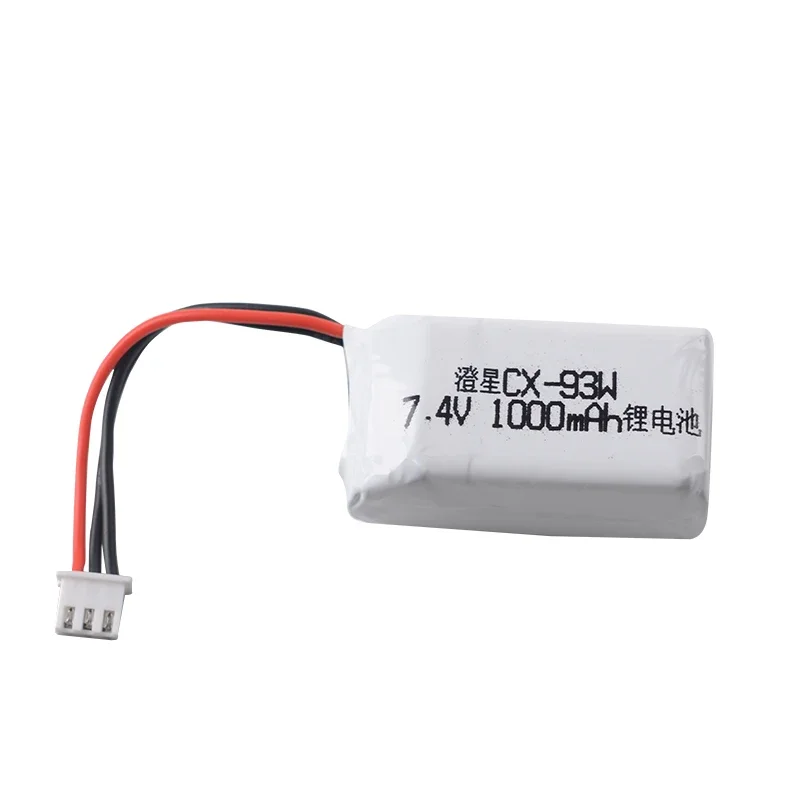 7,4 V 1000mah 2S batería Lipo recargable XH-3P enchufe para RC Cheerson CX-93W Drone Rc Quadcopter Rc Car Boat - imagen 2