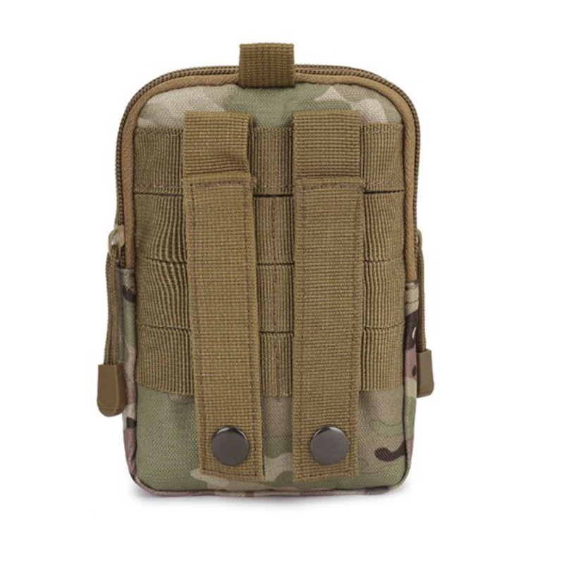 Bolsa táctica para acampar al aire libre, bolsa militar multifunción, Molle de caza, cinturón de cadera, BILLETERA, monedero, funda para teléfono - imagen 4