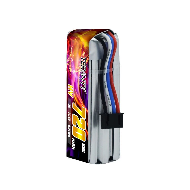 TREANTY-batería de litio de alto voltaje para avión teledirigido, pila Lipo de 720mAh, 3S, 11,4 V, 80C/160C, para modelo de cámara aérea FPV - imagen 3