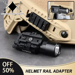 Wadsn adaptador rail Picatinny 20 mm para casco táctico ligero