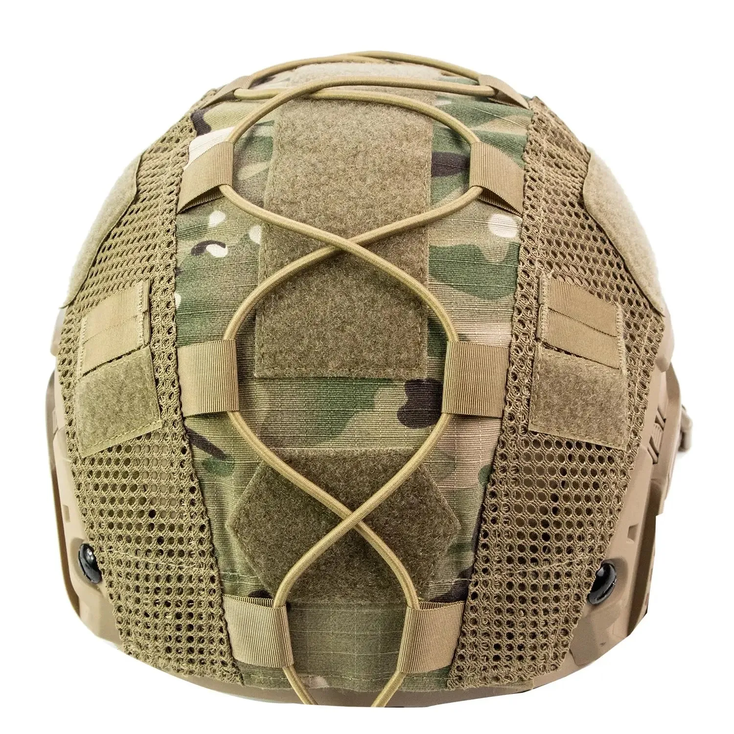 Funda táctica para casco rápido, cubierta para casco multiamuflaje para casco Airsoft, Paintball CS, juego de guerra, deporte, caza, equipo de tiro - imagen 3