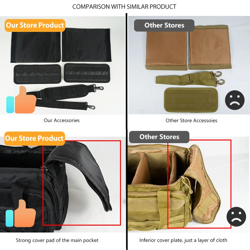 Bolsa de rango táctico para hombre, mochila duradera de nailon 600D para accesorios de caza, sistema Molle, funda Magzine, bolsa para cámara - imagen 5