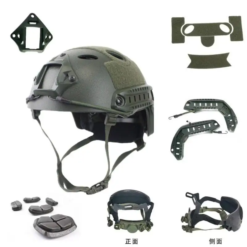 Casco táctico rápido versión alta del campo Cs juego de Paintball casco ciclismo montañismo - imagen 4