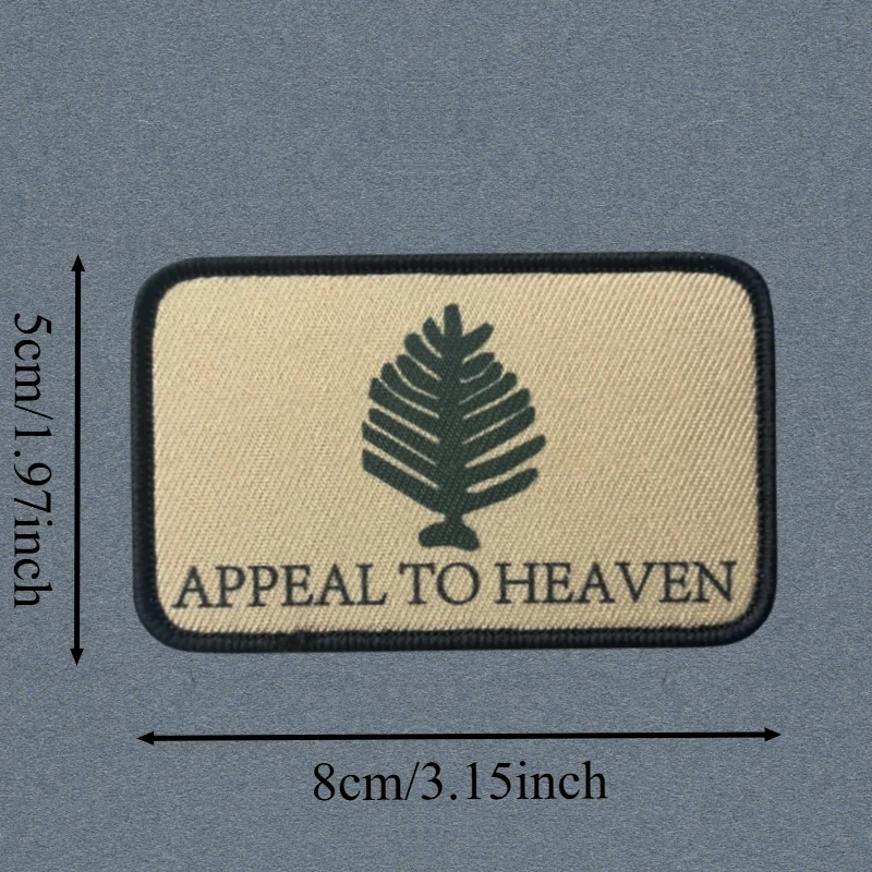 Parche estampado atractivo al cielo, chaleco táctico, insignia de moral con gancho y bucle, pegatinas decorativas para mochila, parches para brazalete para ropa - imagen 3