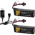 2Pcs with USB cable