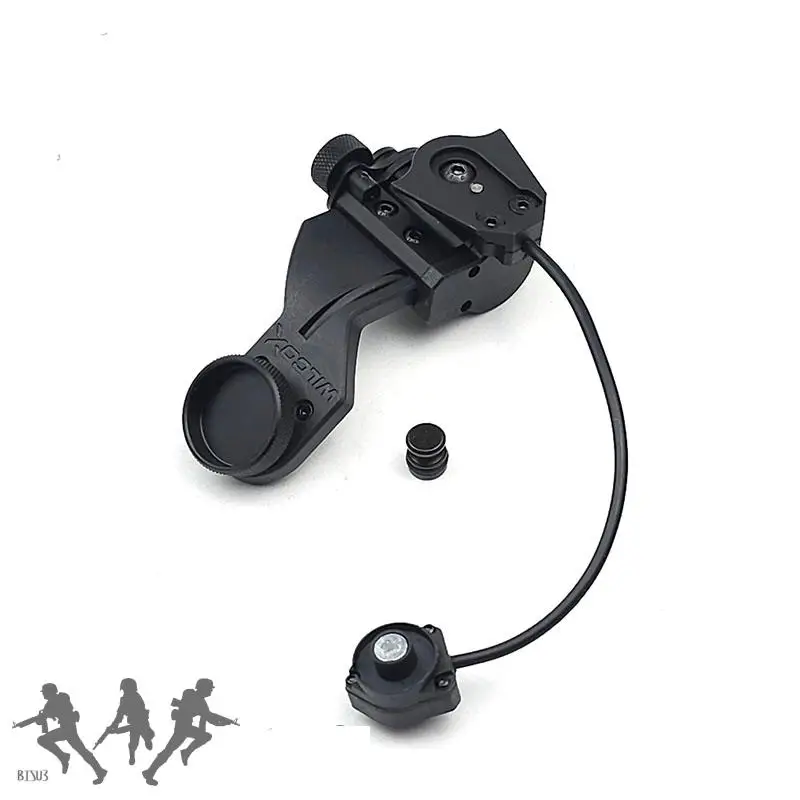 Adaptador de soporte de casco de montaje NVG de brazo J PVS14 de Metal funcional para uso con soporte de gafas de visión nocturna controlado magneticamente - imagen 2