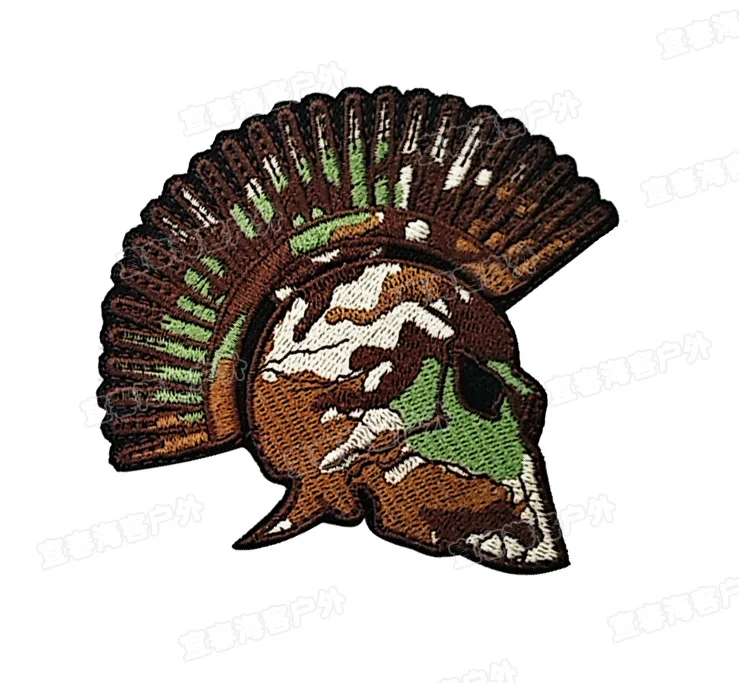 Bag Decoration Badge Army Fan Badge Spartan Camouflage Flying Armband Embroidery Military Patch for Clothing Patches on Clothes - imagen 3