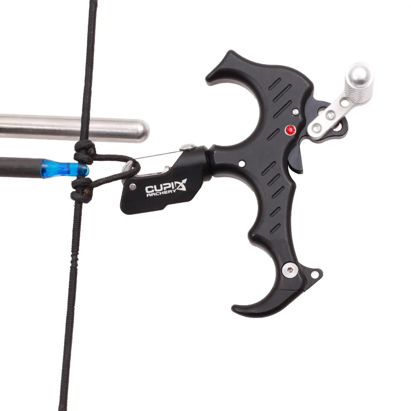 Herramienta de liberación de 360 grados, arco compuesto de fibra de carbono, fuerza compleja, esparcidor de agarre, flecha para mano izquierda y derecha, acero inoxidable - imagen 3