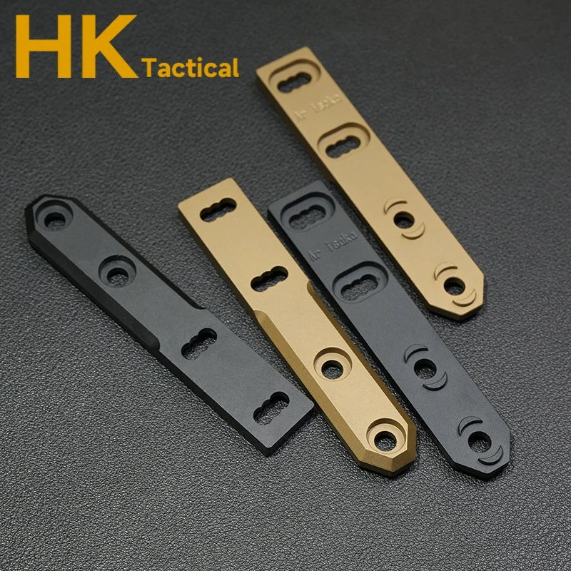 Base de luz táctica de Metal Weapo, luz LED de explorador Airsoft, montaje en línea compatible con sistema MLOK para linterna para exteriores SF M300 M600 PLHV2 - imagen 2