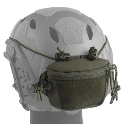 Bolsa contrapeso NVG para casco táctico MOLLE con cremallera