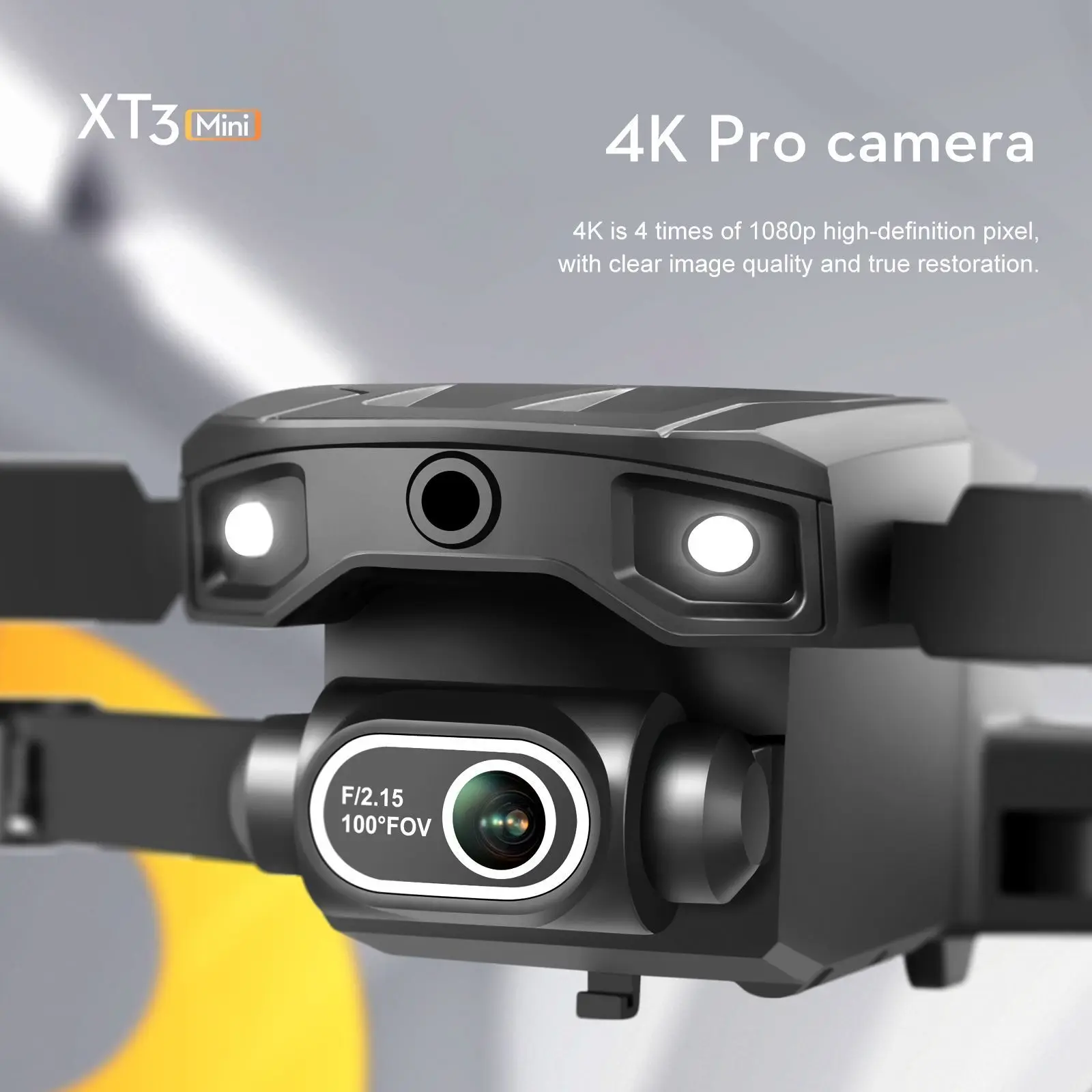 LS XT3 4K HD mini drone de doble lente 2,4G interferencia antisinal 3 vías evitación de obstáculos plegable quad avión de juguete para niños - imagen 4