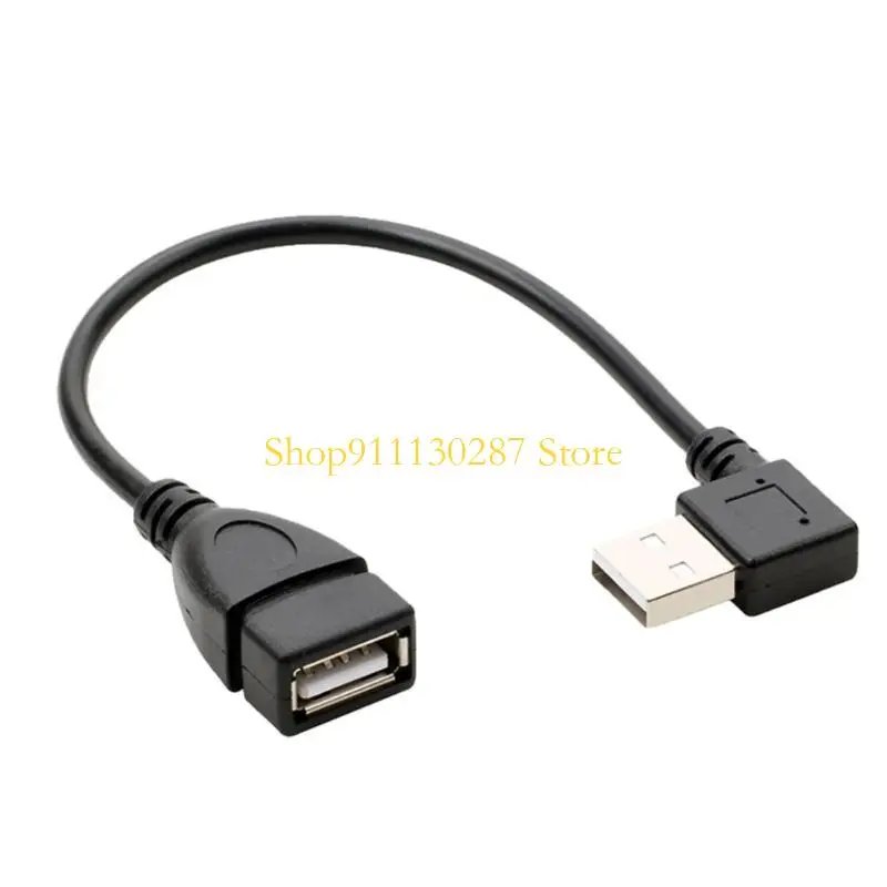 J1HC USB 2,0 Cable alimentación macho a Cable extensión adaptador 90 grados para teclado ratón carga datos - imagen 5
