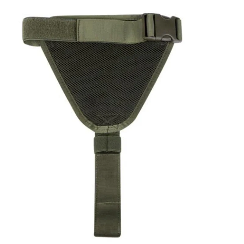 Plataforma táctica Molle para pierna, funda para pistola, bolsa para revistas, Panel de aparejo para muslo de caza, correa de cinturón ajustable Universal - imagen 5