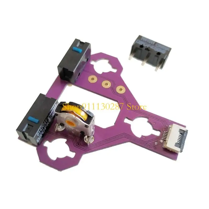 Tablero botones ratón J1HC, intercambio en caliente para ratón Xtrfy M8W con placa base ratón placa intercambiable - imagen 3