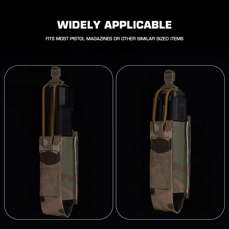 Soporte magnético elástico de montaje MOLLE de extracción rápida, bolsa magnética Flexible de 9MM para portador de placa - imagen 4