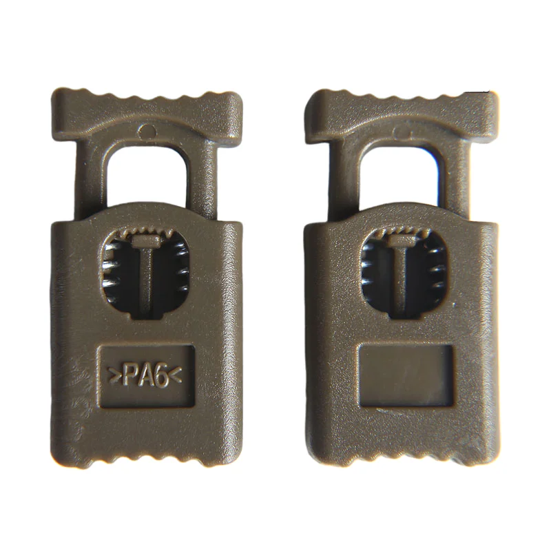 Botón de plástico de nailon Original alemán para exteriores, hebilla de resorte, botón de ajuste elástico, accesorios para nudos - imagen 2