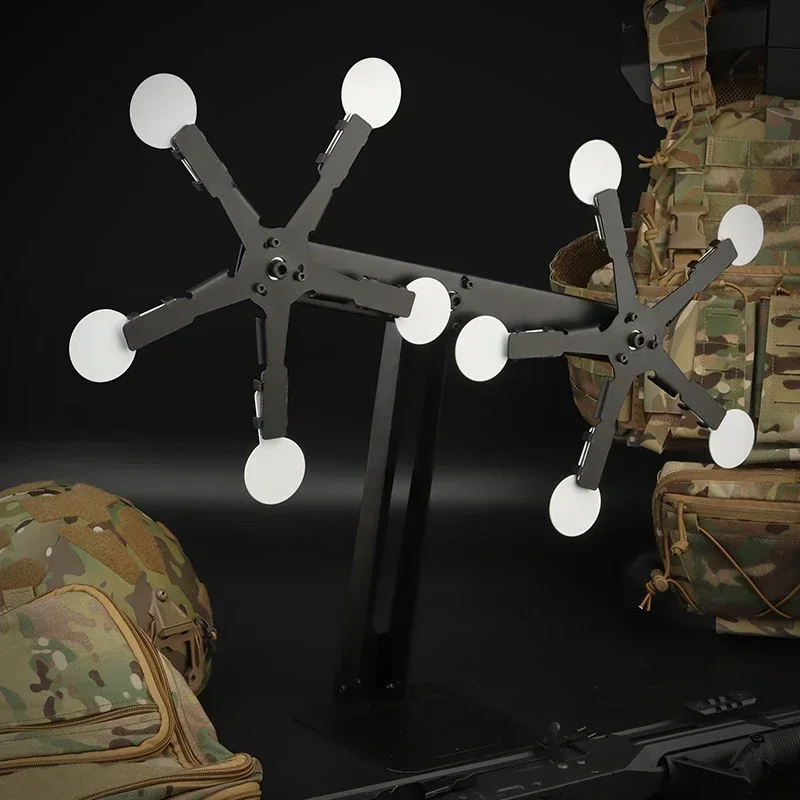 Objetivo táctico de doble rotación, entrenamiento de tiro, adsorción magnética, accesorios Airsoft, pistola de Paintball CS, equipo deportivo - imagen 5