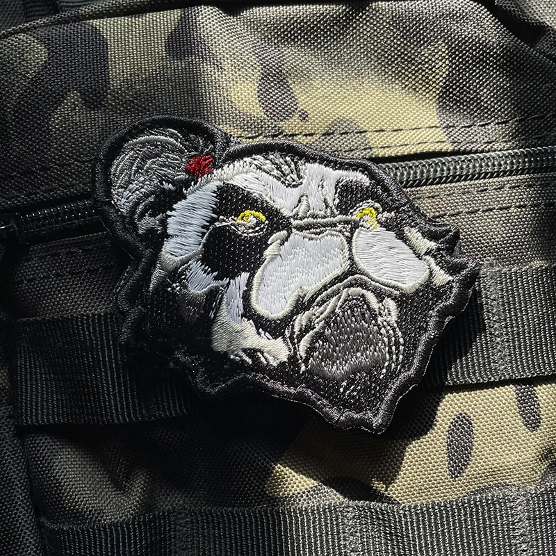 Parches luminosos bordados de Panda de guerra, insignia táctica de Warpanda dominante, pegatina para mochila al aire libre, decoración - imagen 3