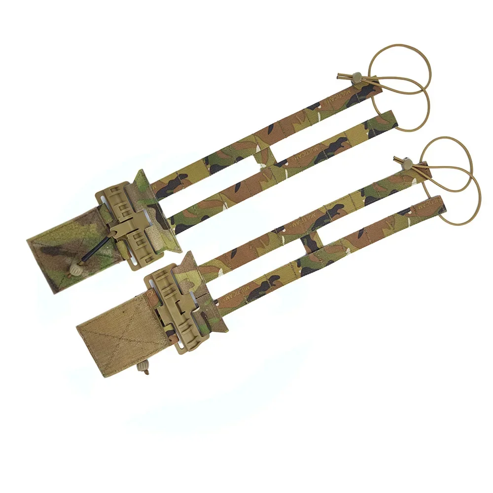 Chaleco táctico faja esquelética de 2 bandas cubierta de cintura Molle con hebilla de liberación rápida para JPC XPC - imagen 2