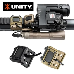 UNIDAD Metal ModButton interruptor remoto de presión riel de 20mm para Surefire M300 M600 Mod armas linterna DBAL-A2 PEQ15 2,5mm SF PLUG