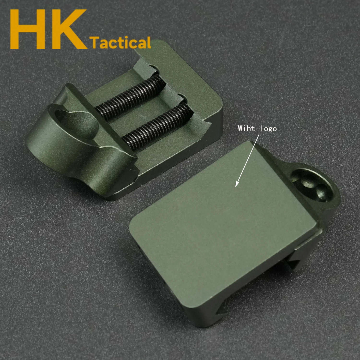 Hebilla táctica para correa de hombro al aire libre QD, hebilla de liberación rápida, correa trasera, hebilla colgante lateral, herramienta de caza compatible con riel de 20mm - imagen 3