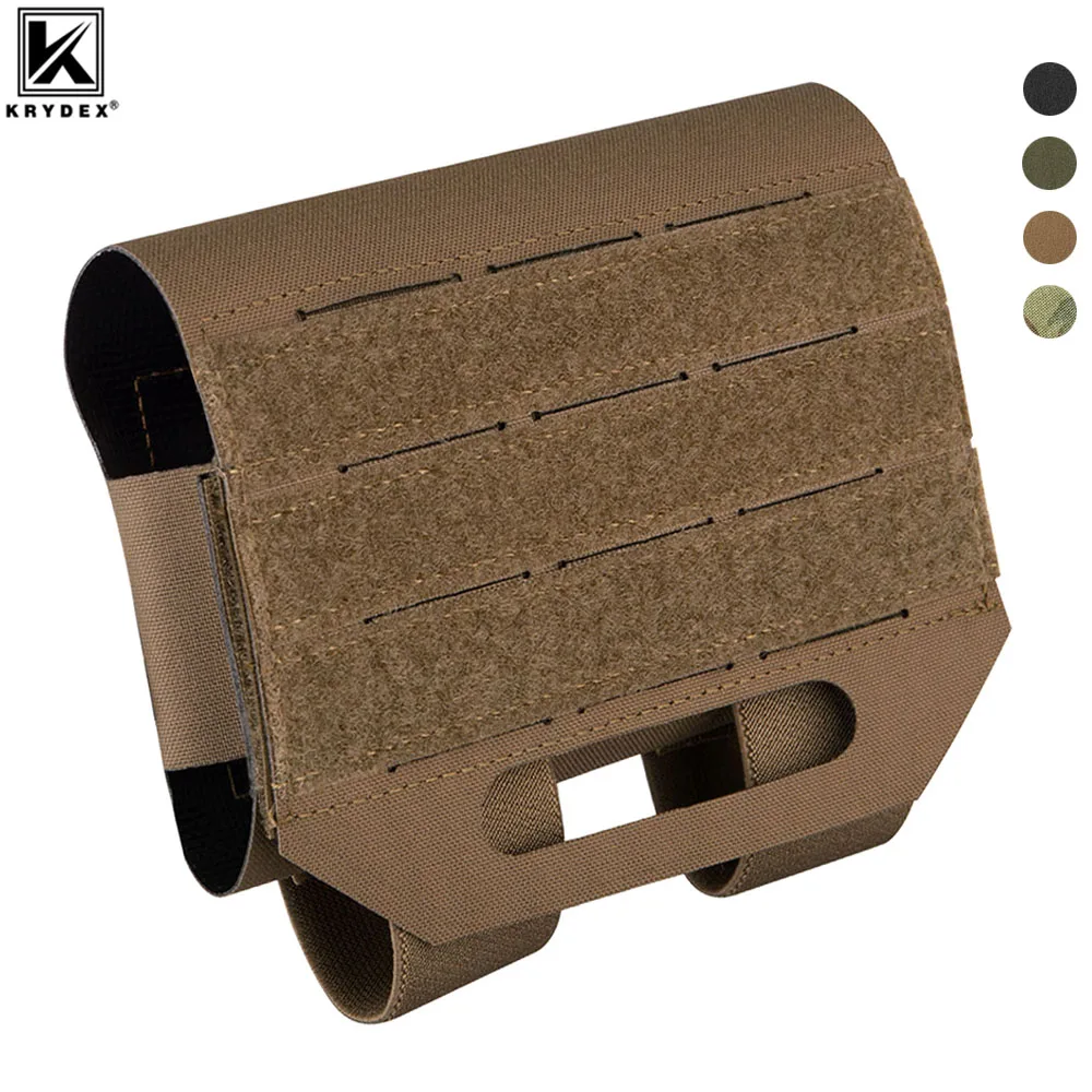 KRYDEX-bolsa médica táctica IFAK, bolsas de primeros auxilios para traumatismos, supervivencia al aire libre, riñonera de caza para cinturón, portador de placa