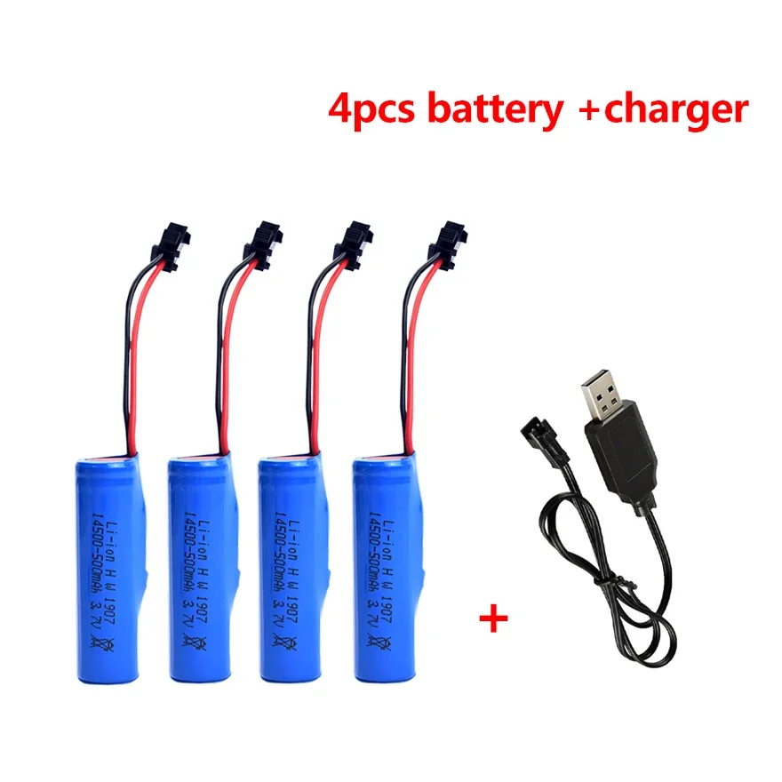 4pcs with charger