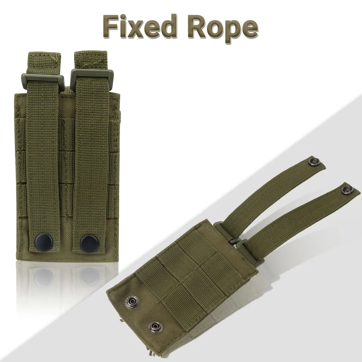 ABBREE-bolsa táctica para Walkie Talkie, bolsa Oxford Molle para Radio, soporte de bolsillo, portátil, para deportes de caza al aire libre, riñonera - imagen 4