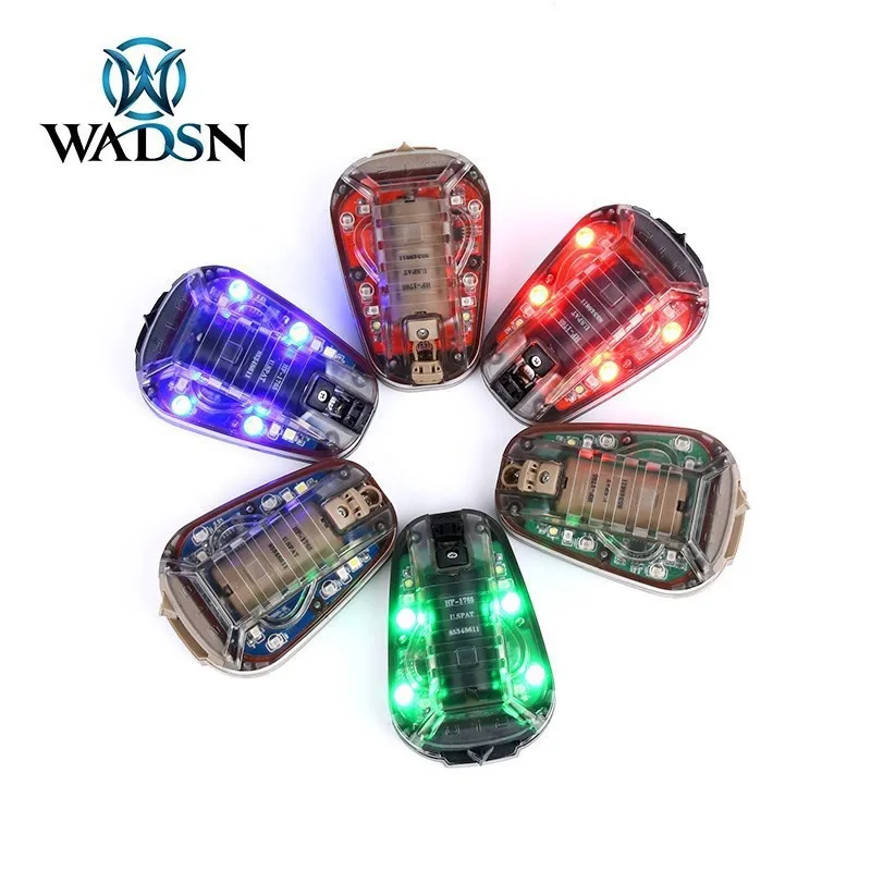 WADSN casco rápido impermeable para exteriores, lámpara de Flash de señal de seguridad de supervivencia, color rojo, verde, azul, IR estroboscópico, HEL STAR 6 GEN3 Airsoft - imagen 5