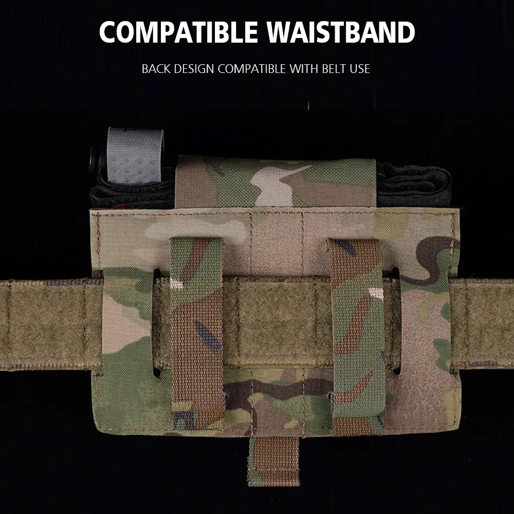 Botiquín de primeros auxilios táctico Gen 2, soporte para bolsa de torniquete, tijeras para traumatismos, bolsa de almacenamiento EMT, bolsa para cinturón EDC, Camping MOLLE - imagen 5