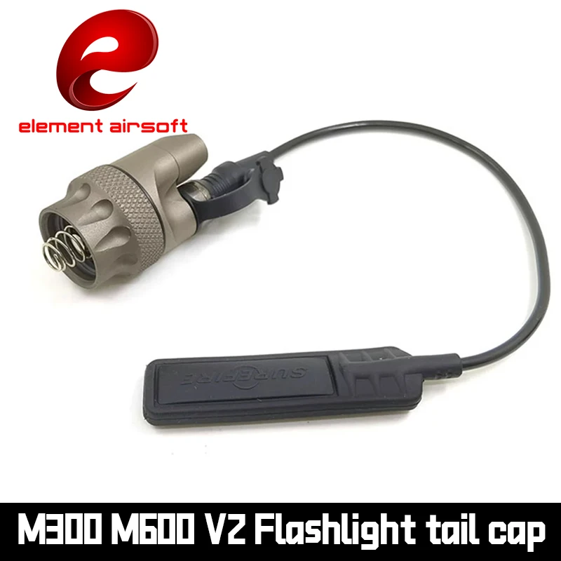 Elemento PLH-V2 1300 lúmenes táctico Led potente linterna Metal PLHv2 Scout arma luz para Picatinny Rail caza Airsoft - imagen 3