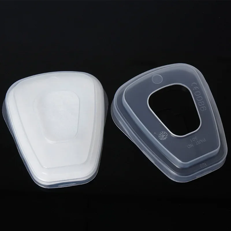 Piezas de respirador de máscara de Gas, adaptador de filtro 501, cubierta de plástico para 6800 6001 7502 6200, soporte de filtro 5N11 5P71, retenedor antipolvo - imagen 4