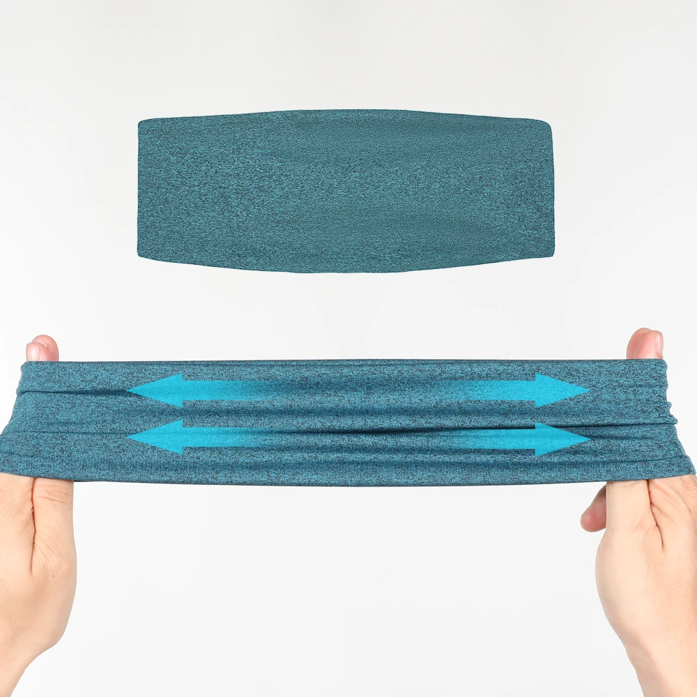 2 uds banda elástica para el sudor para Yoga, diadema para ciclismo, bicicleta, gimnasio, baloncesto, diadema para Fitness, tenis, correr, deporte, vendaje para el cabello para hombres y mujeres - imagen 4