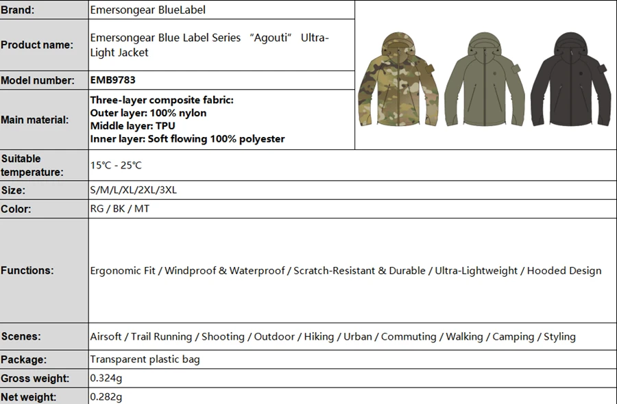 Chaqueta SoftShell impermeable agouti con capucha