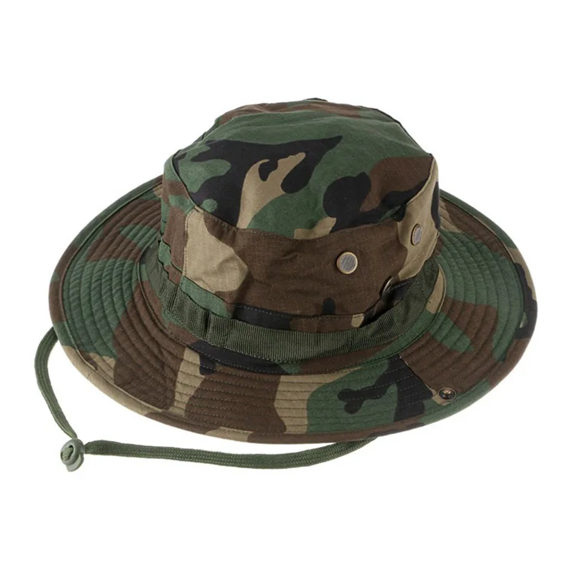 Gorra táctica de camuflaje para exteriores, sombrero deportivo para el sol para hombre, pesca, montañismo, caza, senderismo, sombrero multifuncional para acampar - imagen 4