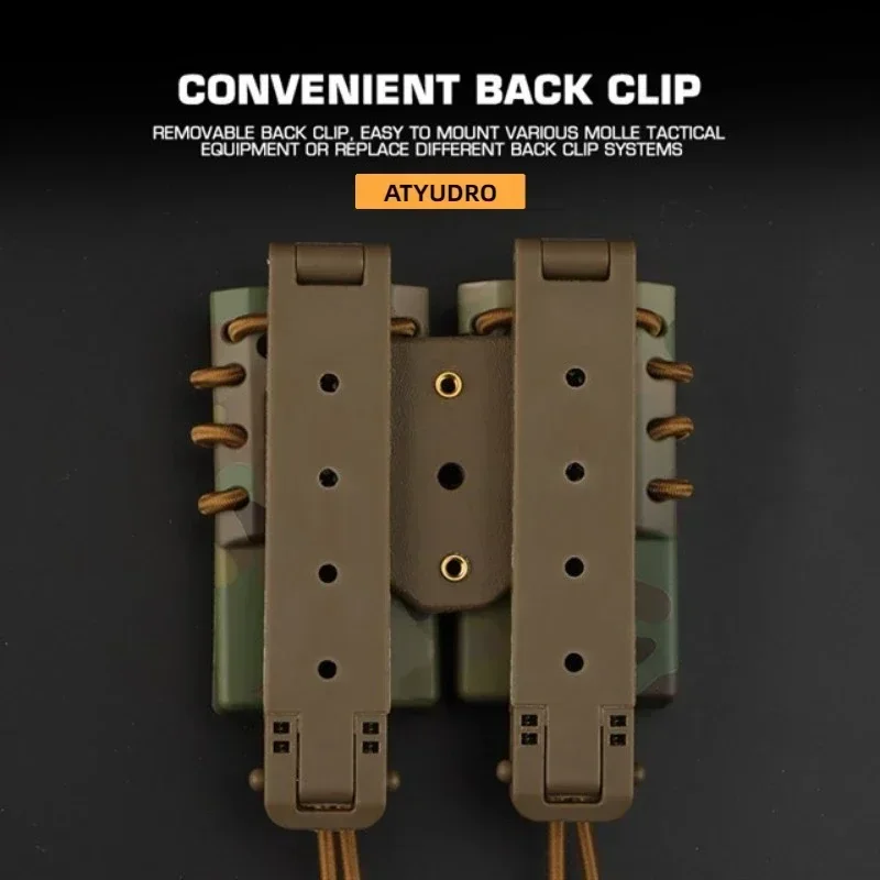 Revista táctica 9mm doble bolsa de caza Urban Mag CS tiro al aire libre juego de guerra accesorios Airsoft equipo de Paintball - imagen 4