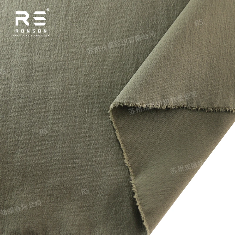 Tela de pantalones de entrenamiento con estampado de spandex de nailon elástico de cuatro lados - imagen 5